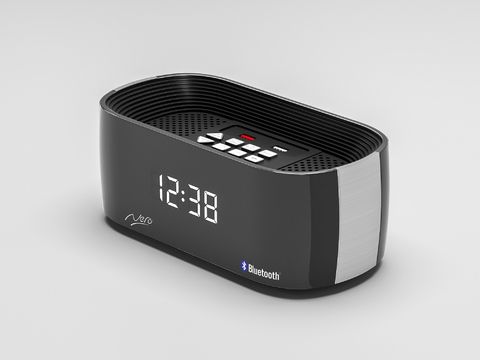 Modern Bluetooth Speaker Electronic Alarm Clock