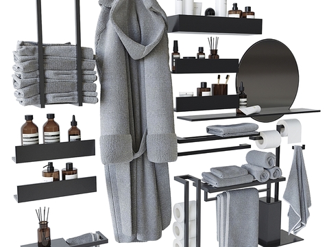 Towels Bathrobe Aromatherapy Washing Supplies