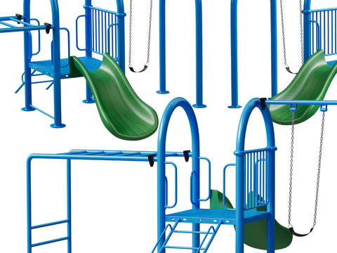 Entertainment Equipment children's slide swing chair