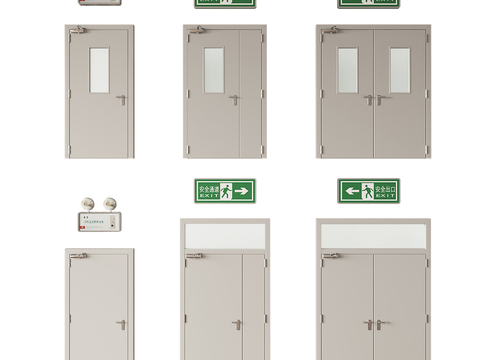 Modern fire door