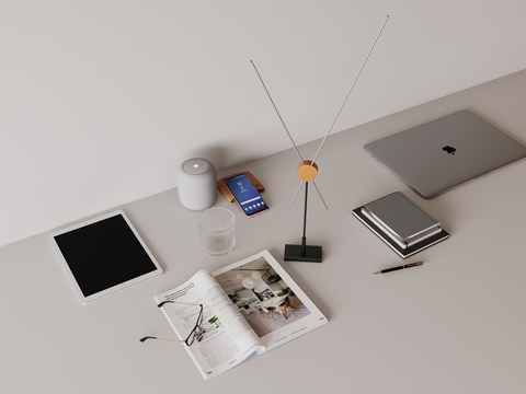 Desktop Ornaments Magazine Notebook Tablet