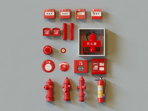 Fire fighting equipment, fire alarm bell, fire extinguisher, fire alarm and explosion protection