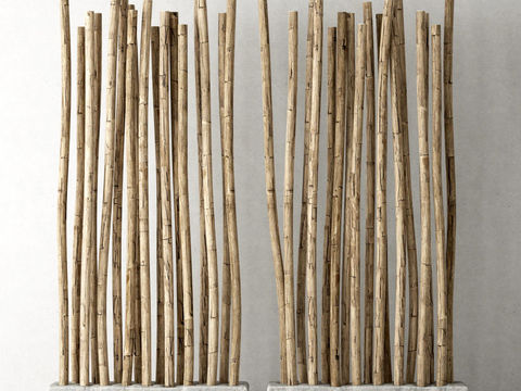 Natural wind bamboo bamboo pole