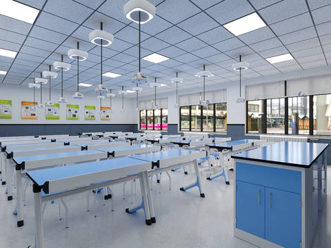 Modern Laboratory Physics Classroom