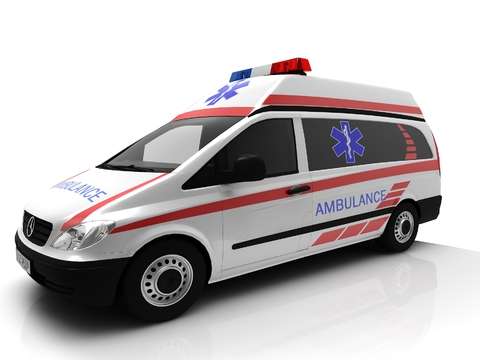 Modern style ambulance