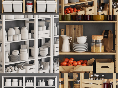 Modern Kitchen Condiment Rack