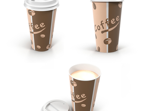 Modern coffee cup