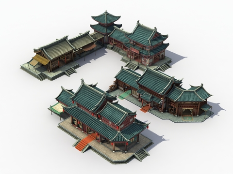 Chinese style pavilions