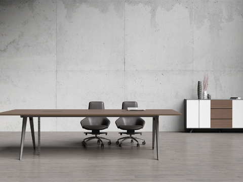 Modern Solid Wood Conference Table