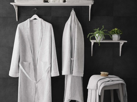 Modern Bathrobe Towel Rack