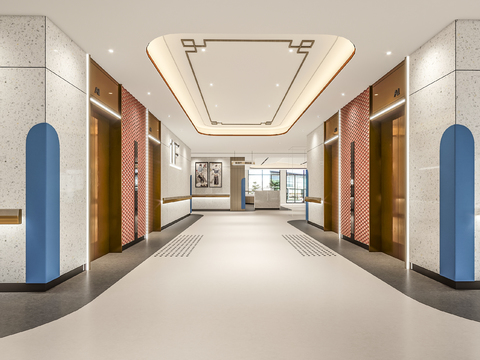 New Chinese Hospital Elevator Hall