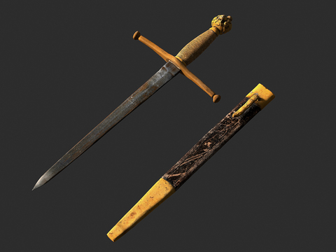 Weapons Sword Dagger Scabbard Sword