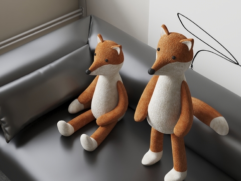 Small fox pillow animal doll