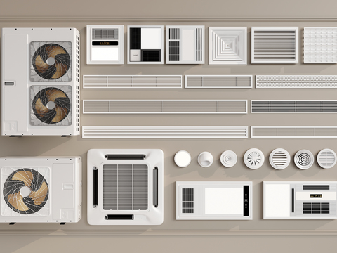 modern air conditioning outlet exhaust fan