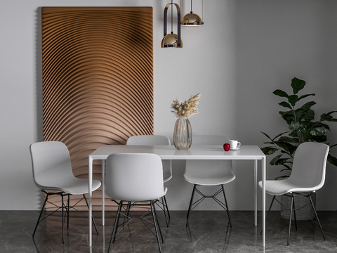 Nordic Minimalist Dining Tables and Chairs