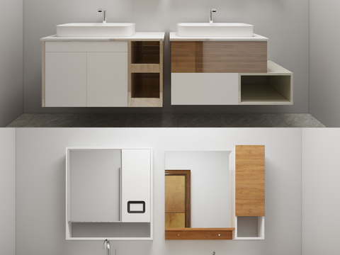 Nordic Bathroom Cabinet