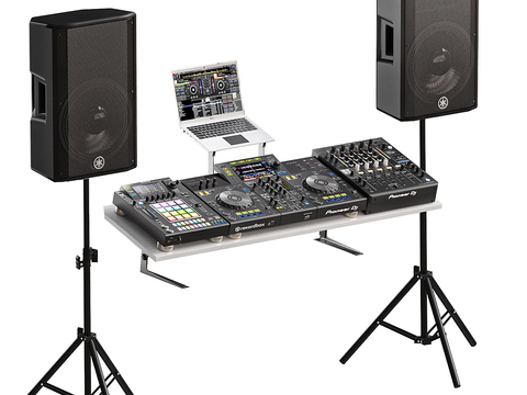 DJ player audio console audio