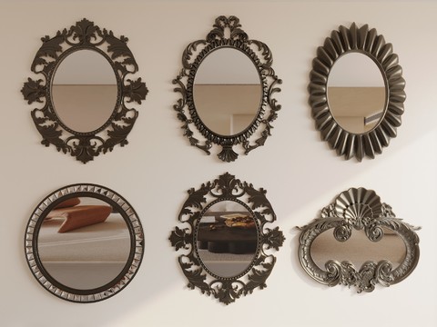 Jane European Mirror Decorative Mirror Retro Mirror Classical Mirror