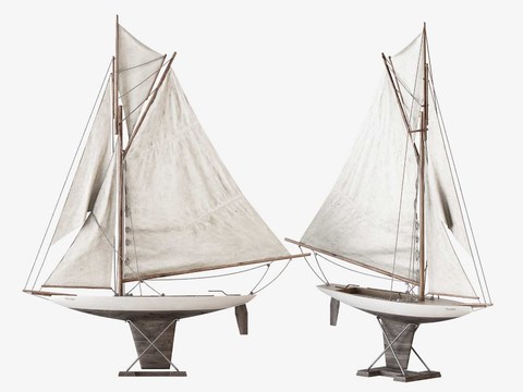 Modern Sailing Ornaments