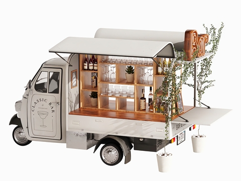 Vending Car Bistro Booth Car