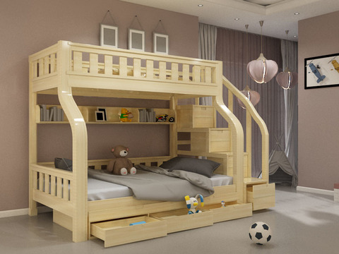 Modern bunk bed for children free