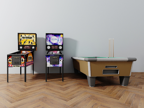 Modern game machine pool table