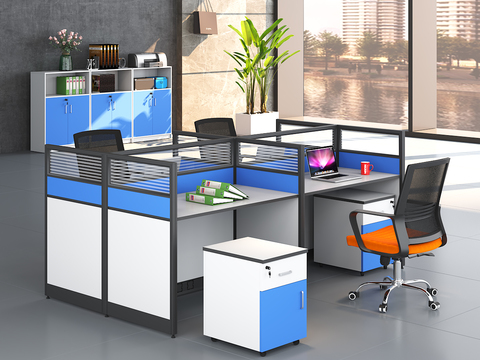 Modern Card Seat Office Desk and Chair