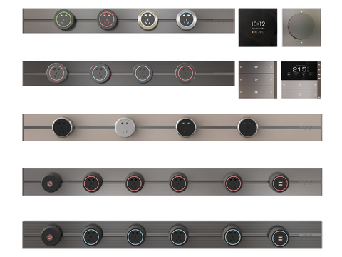 Modern mobile socket rail socket