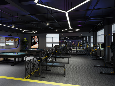 Modern Gym Yoga Studio