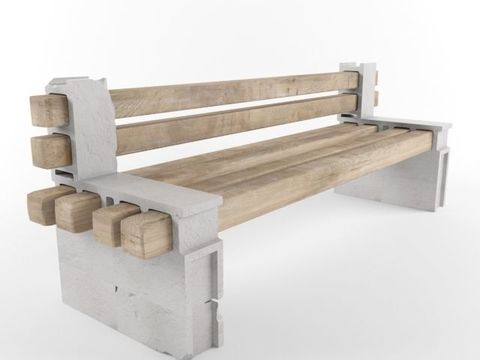 modern outdoor public chair free