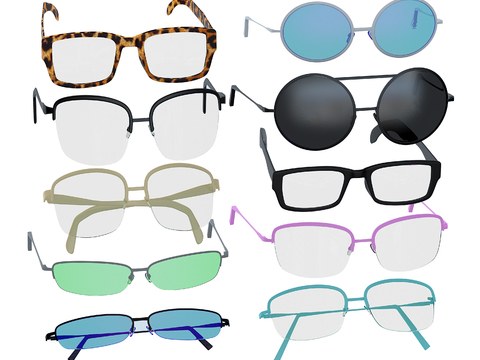 Modern glasses sunglasses