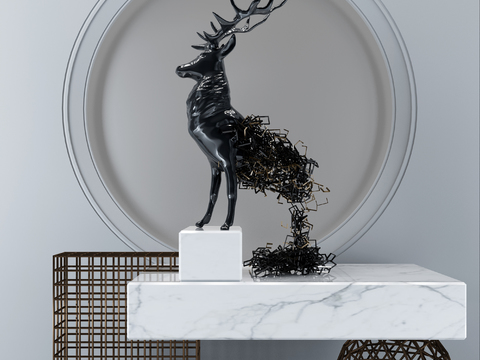 Modern Creative Deer Statue