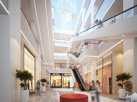 Modern Mall Atrium