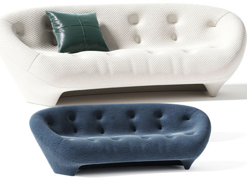 Ligne roset Nordic fabric two-seat sofa