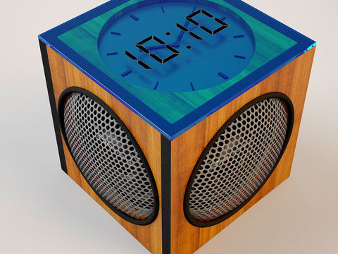 Modern creative sound alarm clock free