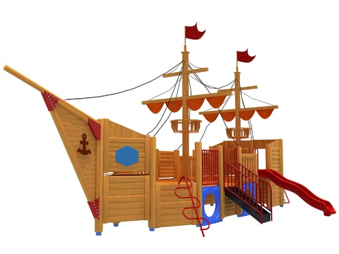 Modern Pirate Ship Slide