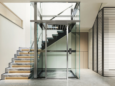 Villa Elevator Staircase