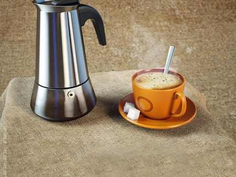 Modern coffee teacup coffee pot combination