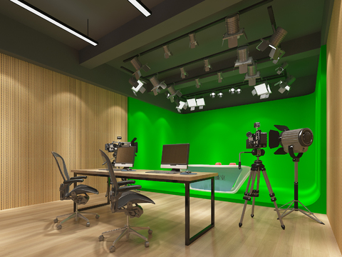 Modern School Studio Live Room Free