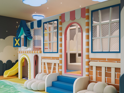 Modern Naughty Castle Children's Paradise