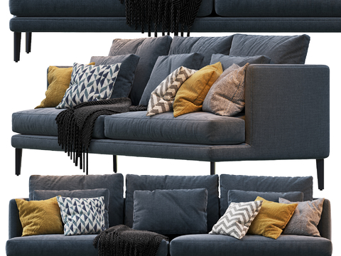 Bonaldo Nordic Fabric Multiplayer Sofa