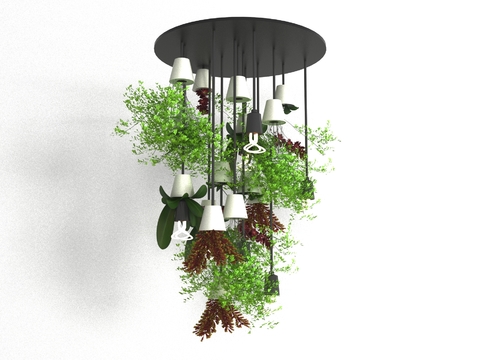 Modern green plant Decorative Light free