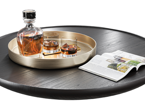 Modern wine glass tray