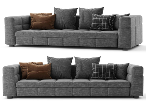 Modern minimalist fabric multiplayer sofa for free