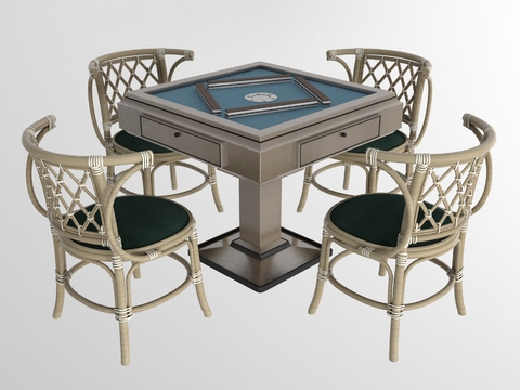 Jane European Style Mahjong Table and Chair Free