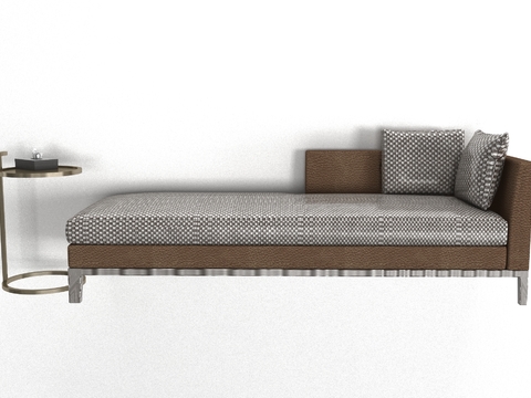 Modern fabric chaise longue free