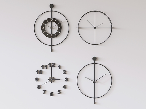 wrought iron clock wall clock