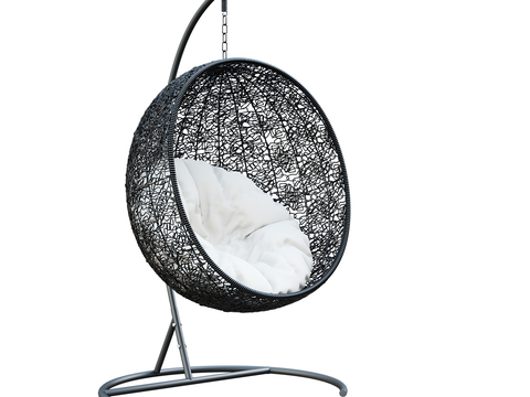 Modern Rattan Hanging Chair Lounge Chair