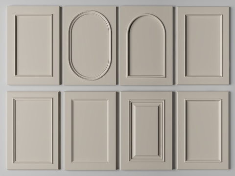 French door panel dado