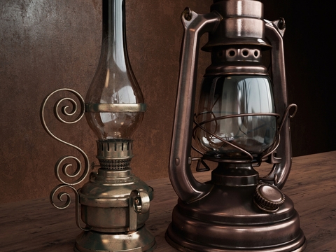 Industrial wind horse lantern kerosene lamp